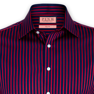 Thomas Pink Logo Button-Front Shirts for Men