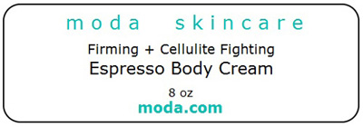 Firming + Cellulite Fighting Espresso Body Cream - Moda